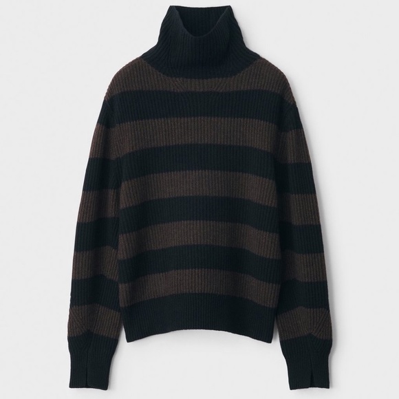 Pierce Cashmere Wide Striped Turtleneck Sweater from Rag&Bone - Picture 6 of 13